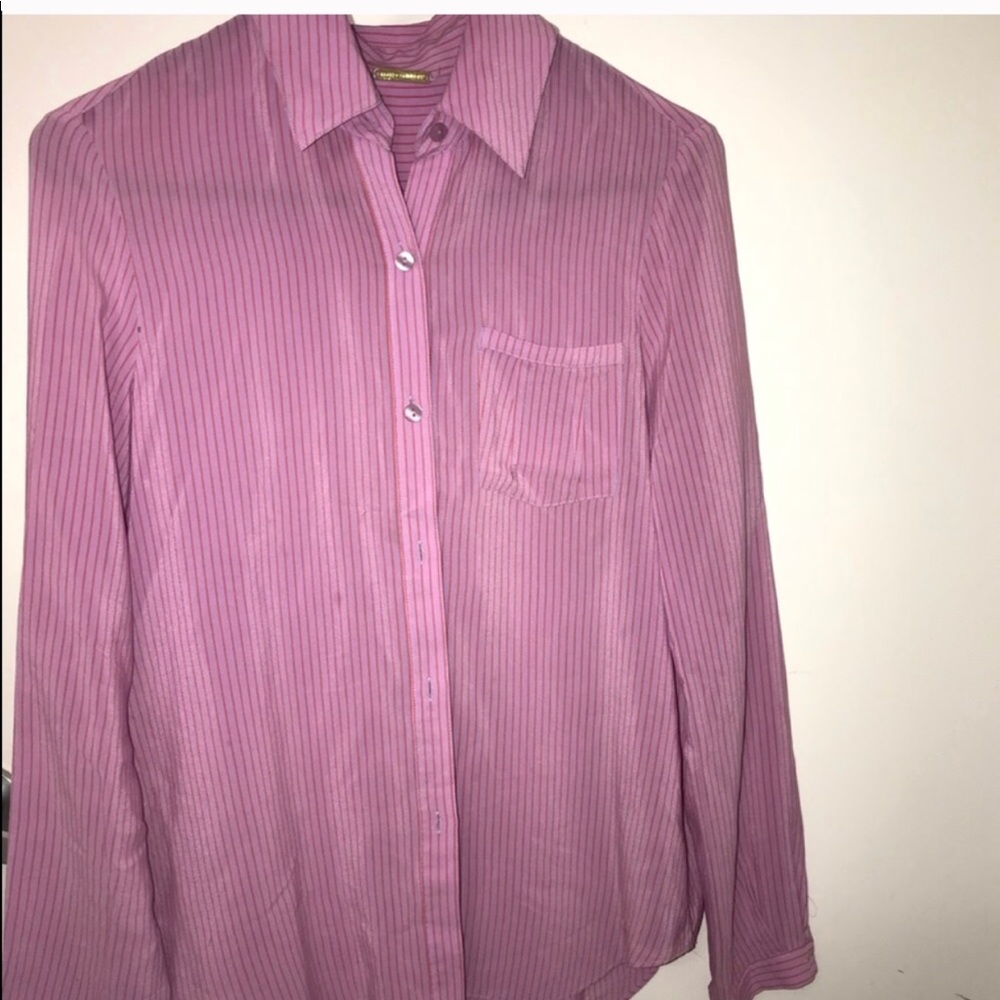 Rebecca Minkoff pinstripe button down shirt